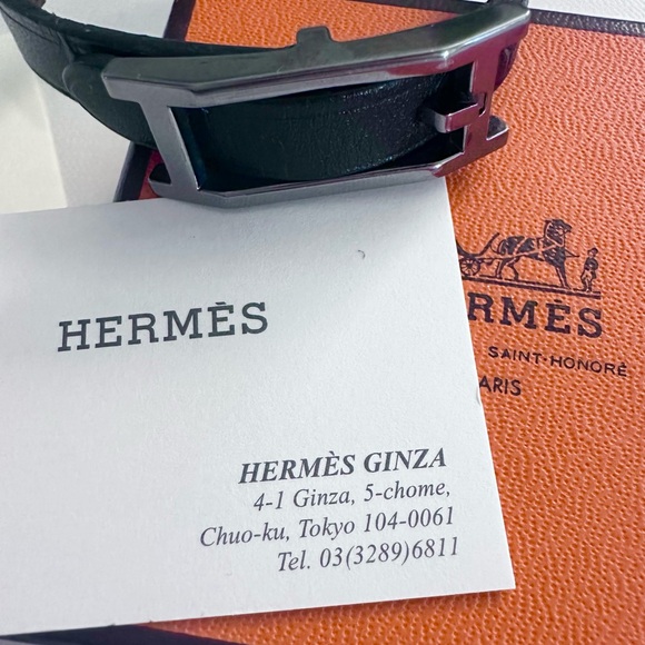 Hermes Leather Bracelet API with Box - Picture 8 of 10